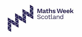 Logo for Maths Week Scotland which says "Maths Week Scotland"